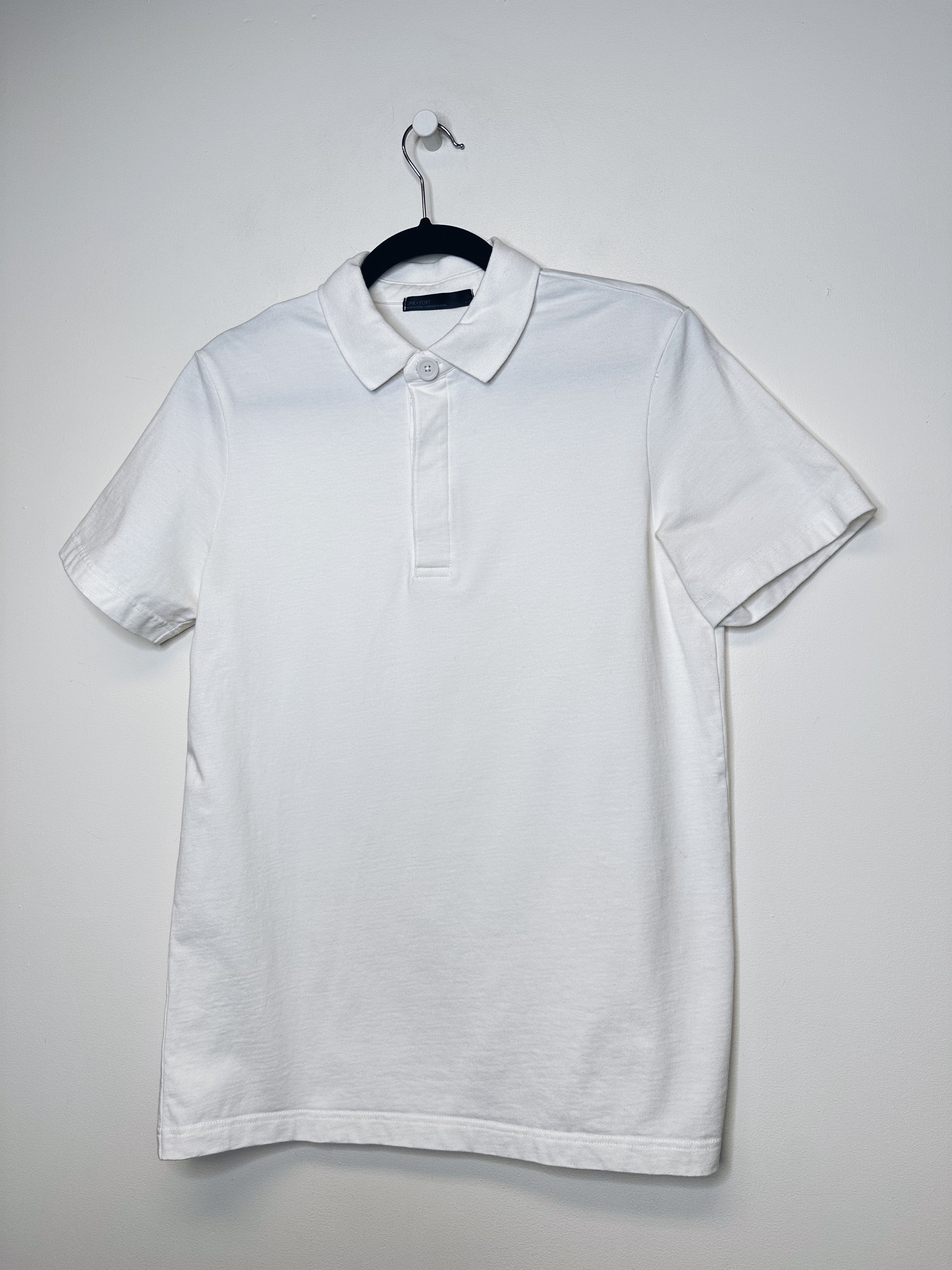 Oak + Fort Cream Polo Shirt - M