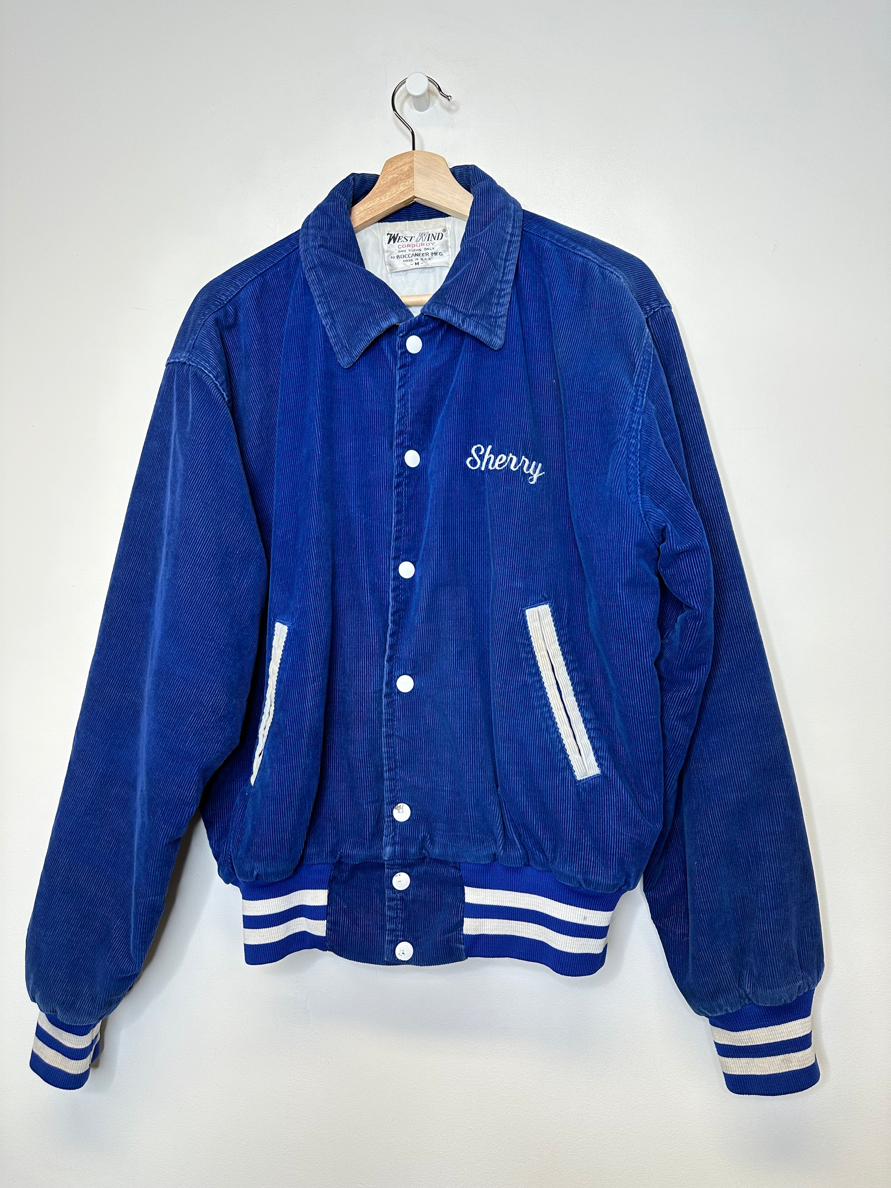 Vintage Blue Corduroy Jacket - XL *As-Is*