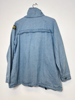 Load image into Gallery viewer, Vintage Light Blue Denim Jacket - XL
