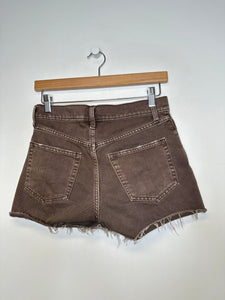 Vintage Brown Denim Shorts - M/30