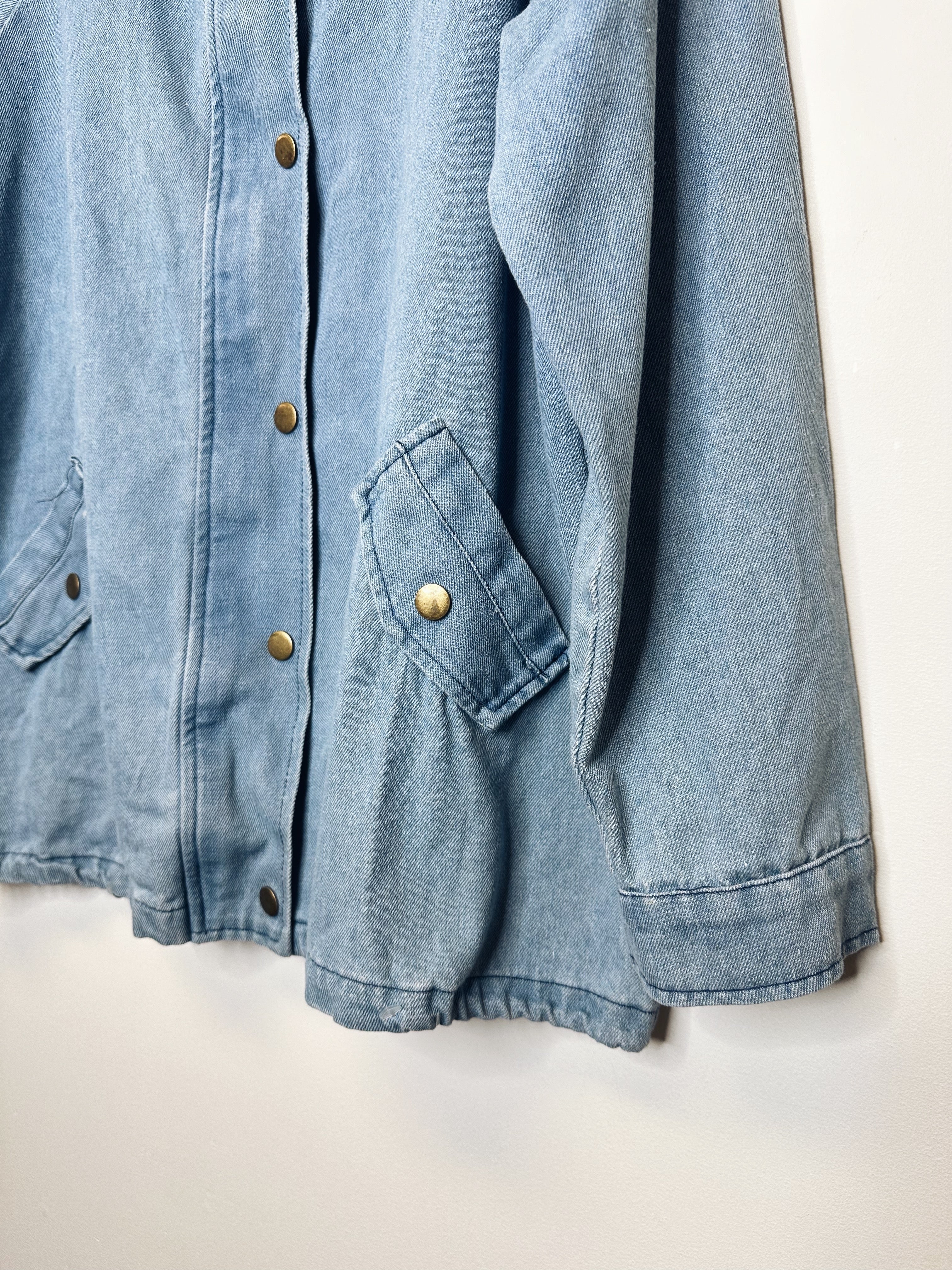 Vintage Light Blue Denim Jacket - XL