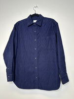 Charger l&#39;image dans la galerie, Wilfred Free Navy Corduroy Shirt - S
