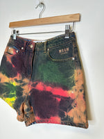 Load image into Gallery viewer, MSGM Multicolour Denim Shorts - S
