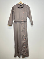 Load image into Gallery viewer, Vintage &#39;Caron&#39; Taupe Jumpsuit - M - RARE
