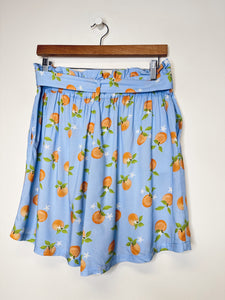 Icone Blue/Orange Patterned Shorts - M