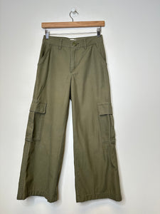 Golden Green Cargo Pants - S/26