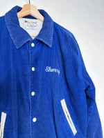 Load image into Gallery viewer, Vintage Blue Corduroy Jacket - XL *As-Is*
