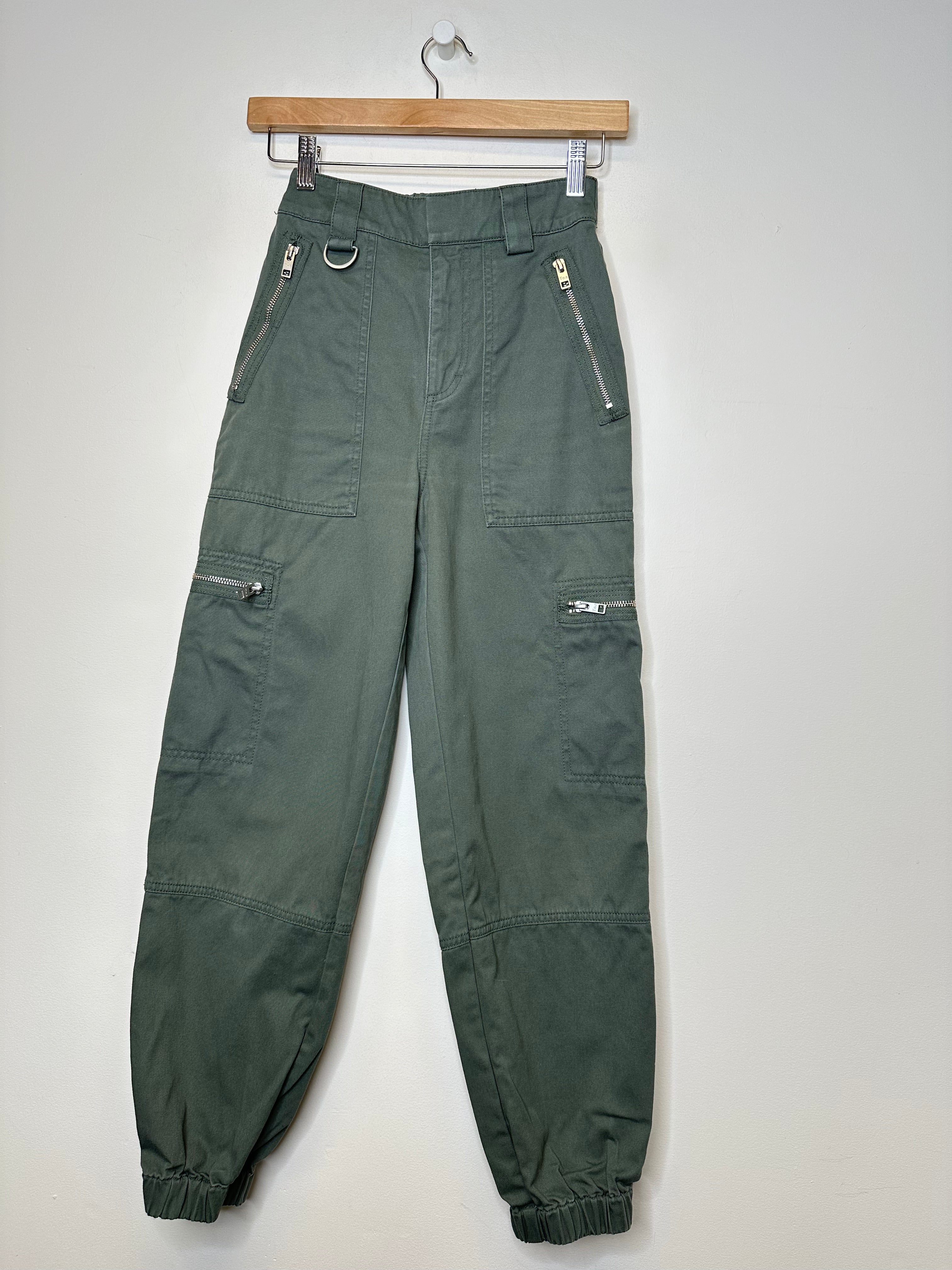 TNA Green Cargo Pants - XS - AS IS