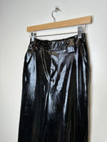 Load image into Gallery viewer, I.AM.GIA Black Patent Pants - S
