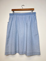 Load image into Gallery viewer, Vintage Light Blue Skirt - XL/36
