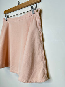 American Apparel Pink Corduroy Mini Skirt - L
