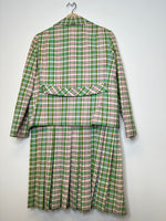 Load image into Gallery viewer, Vintage Green/Pink Plaid 2-Piece Set - M
