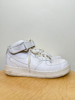 Charger l&#39;image dans la galerie, Nike AF1 White Leather Shoes - W9
