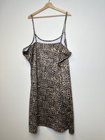 Load image into Gallery viewer, Wednesday&#39;s Girl Brown Animal Print Dress - 24
