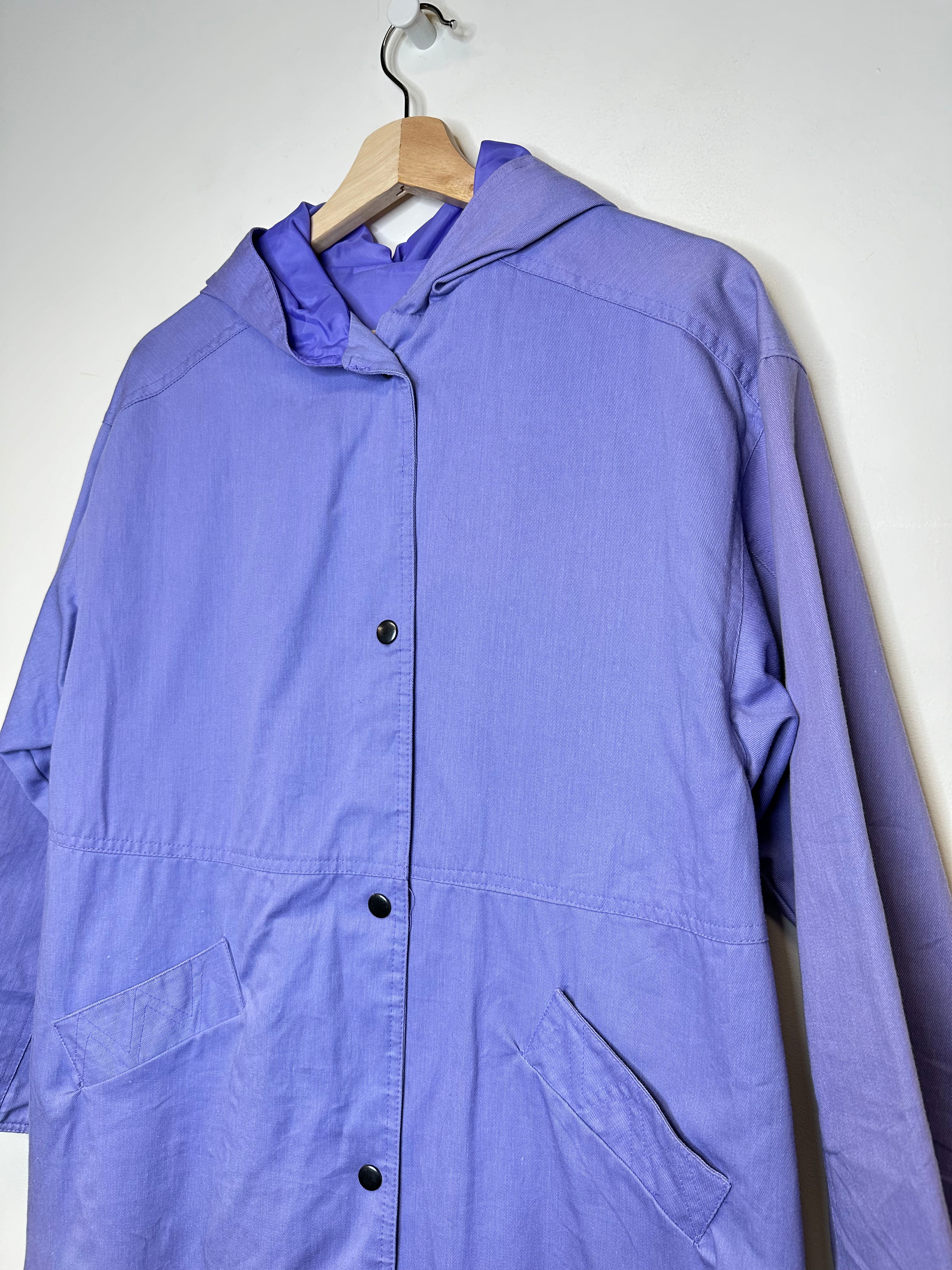 Vintage Purple Cotton Jacket - M