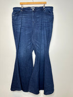 Charger l&#39;image dans la galerie, Eloquii Dark Blue Flare Jeans - 48
