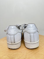 Load image into Gallery viewer, Adidas Superstar White Leather Shoes - W8.5/9
