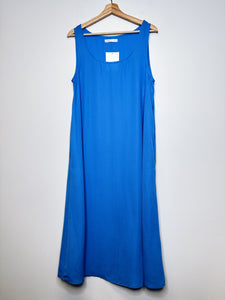 Oak + Fort Blue Midi Dress - M - NEW