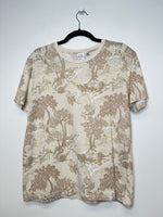 Load image into Gallery viewer, Vintage Beige/Rust Patterned Shirt - M
